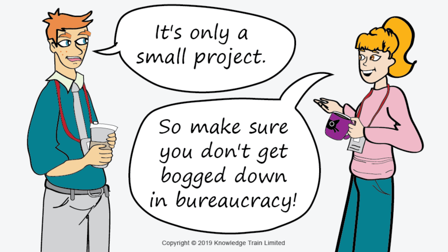 Project management on small projects