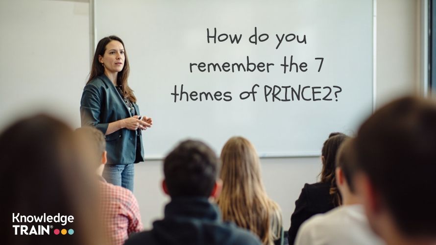 How do you remember the 7 themes of PRINCE2?