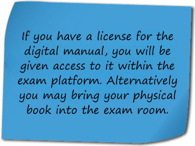 PRINCE2 Practitioner exam tip – digital manual can be used.