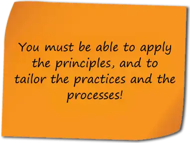 PRINCE2 Practitioner exam tip – topics examined.