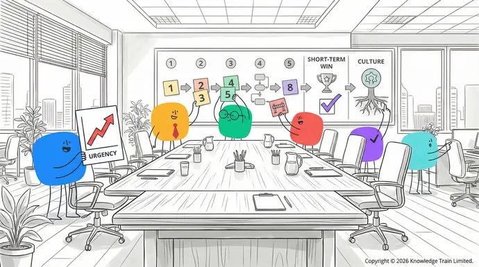 Navigating organisational change successfully with Kotter’s model