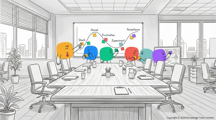 Navigating the change curve for successful transitions