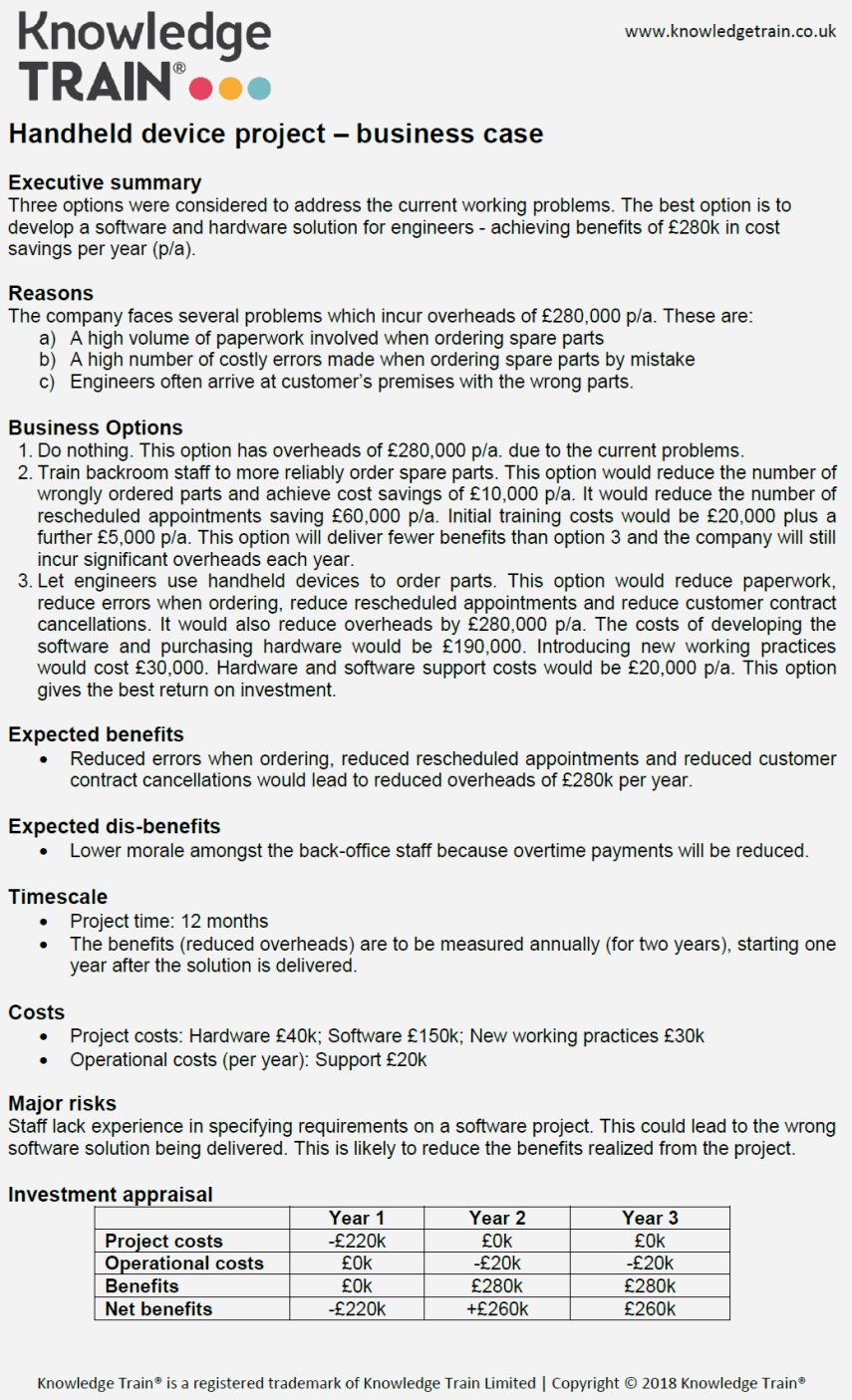 How To Write A Business Case Business Case Template Business Case