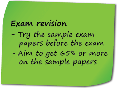 Exam revision is important.