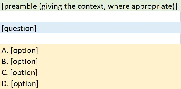 Standard question.