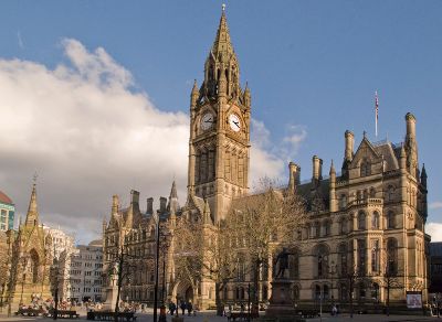 Manchester Town Hall – Albert Square, Manchester M2 5DB, United Kingdom.