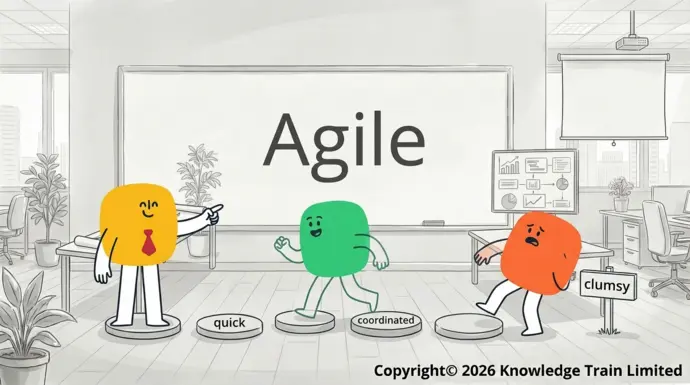 What does Agile mean in one word?
