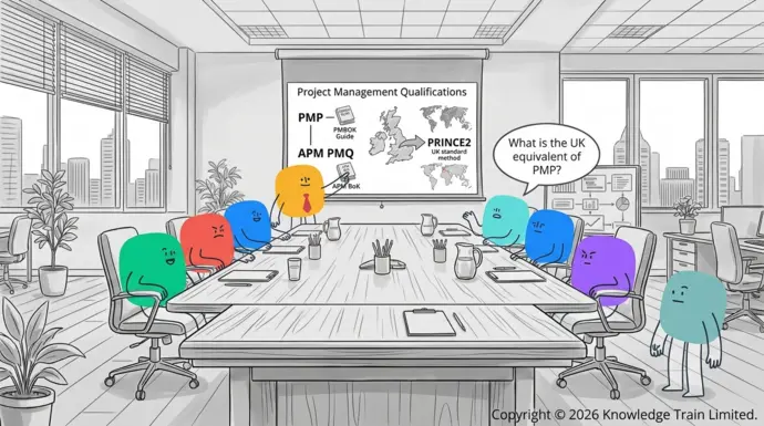 What is the UK equivalent of PMP?